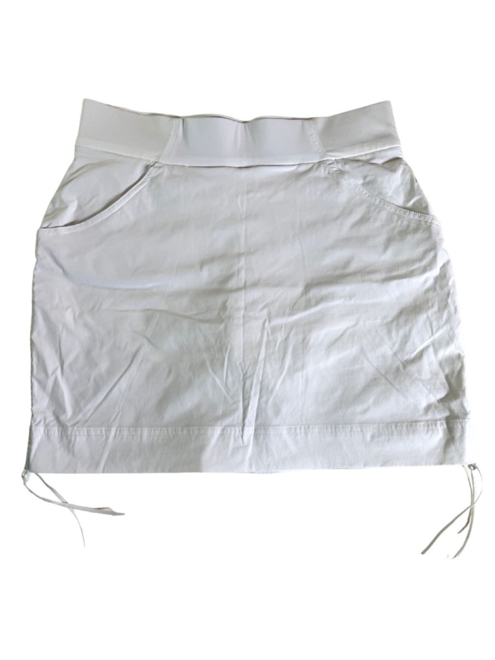 Columbia Women's All Seasons Comfort Stretch Mid Ride Skort White Athleisure